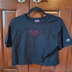 Champion Indiana Black and Red Graphic Tee